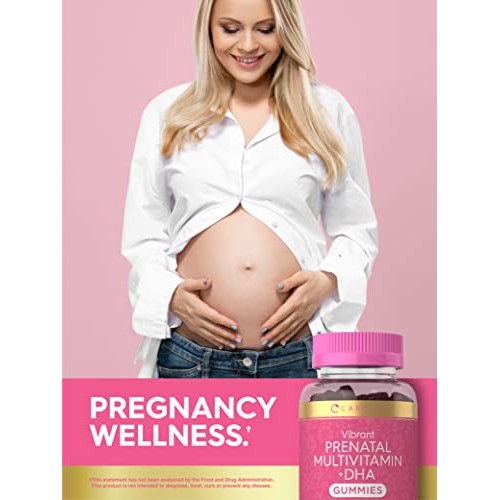 Carlyle Prenatal Vitamin Gummies | 36 Count | with DHA and Folic ...