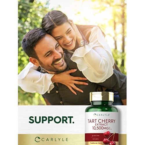 Carlyle Tart Cherry Capsules | 10,500mg | 200 Pills | Max Potency...