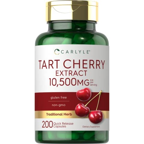 Carlyle Tart Cherry Capsules | 10,500mg | 200 Pills | Max Potency...
