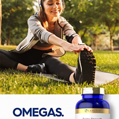 Carlyle Triple Strength Fish Oil | 180 Softgels | Omega 3 Supplem...