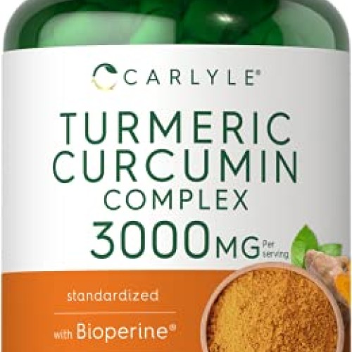 Turmeric Curcumin with Bioperine | 3000 mg | 90 Powder Capsules |...