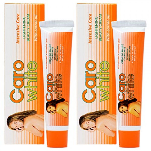 Caro White Lightening Beauty Cream with carrot oil 1oz Pack of 2