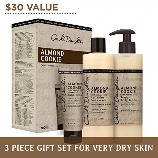 Carol’s Daughter Almond Cookie Body Gift Set For Dry Skin, Blende...