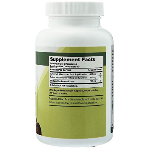 Cash and Finn - Viral-E Multi Mushroom Capsules Immune System Sup...
