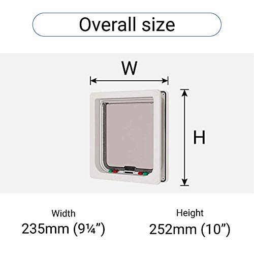 Cat Mate Large Cat Door, White