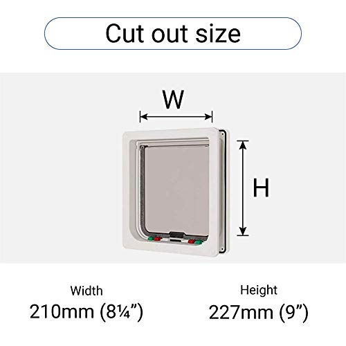 Cat Mate Large Cat Door, White