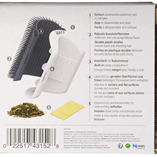 Catit Senses 2.0 Self Groomer Cat Brush, Interactive Cat Toy