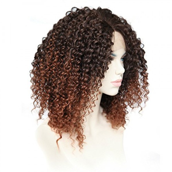 Cbwigs Heat Resistant Fiber Hair Afro Kinky Curly Synthetic Lace ...