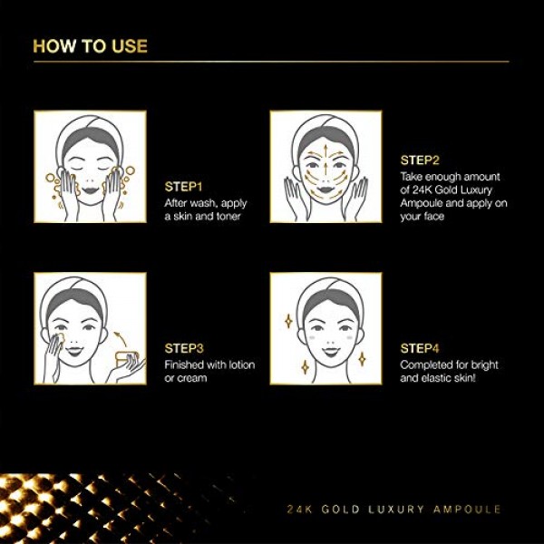Korean Skin Care - 24K GOLD CCLIMGLAM LUXURY Serum for Face, Anti...