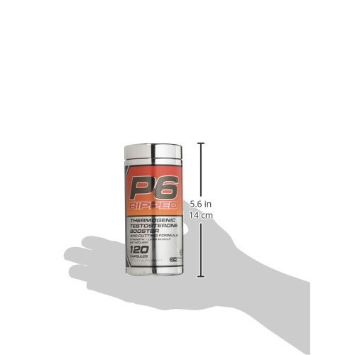 Cellucor P6 Ripped T Boost for Men + Thermogenic Wei...