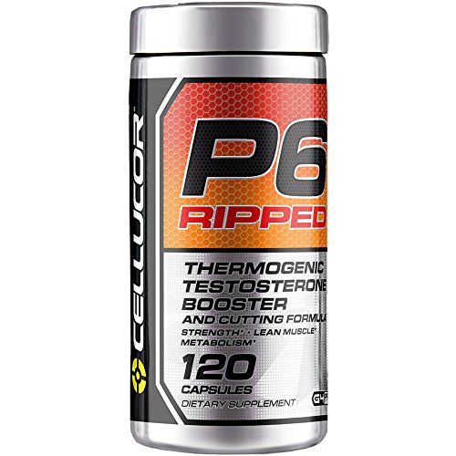 Cellucor P6 Ripped T Boost for Men + Thermogenic Wei...
