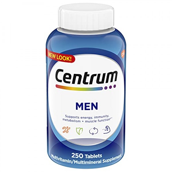 Centrum Multivitamin for Men, Multivitamin/Multimineral Supplemen...