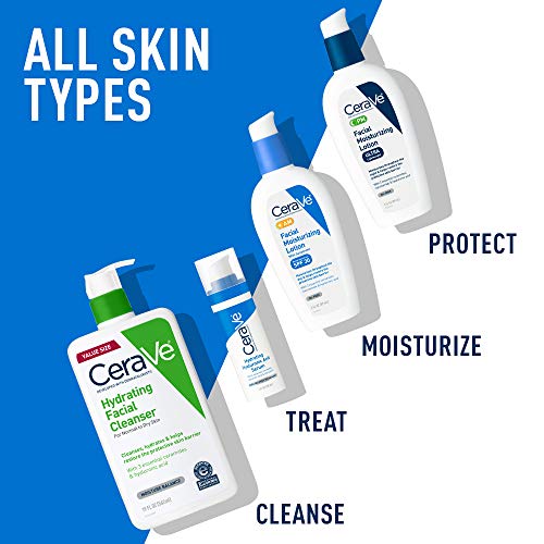 CeraVe AM Facial Moisturizing Lotion SPF 30 | Oil-Free Face Moist...