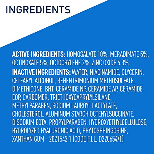 CeraVe AM Facial Moisturizing Lotion SPF 30 | Oil-Free Face Moist...
