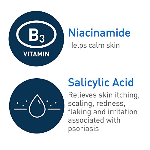 CeraVe Cleanser for Psoriasis Treatment | With Salicylic Acid for...