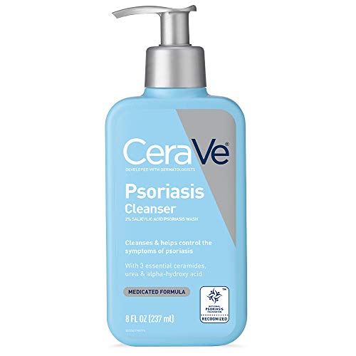 CeraVe Cleanser for Psoriasis Treatment | With Salicylic Acid for...