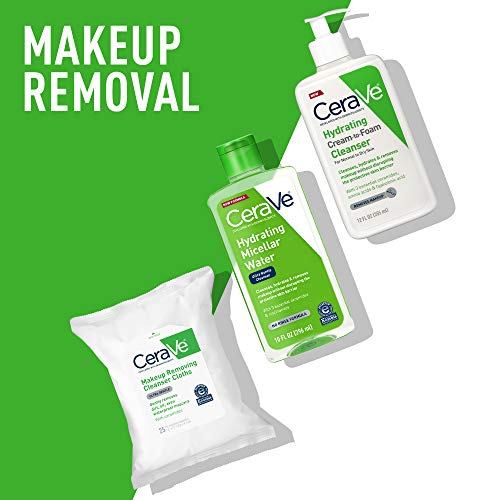 CeraVe Makeup Removing Cleanser Cloths | Makeup Wipes to Remove D...