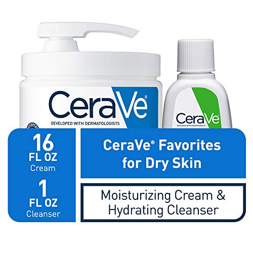 CeraVe Moisturizing Cream Combo Pack | Contains 16 Ounce with Pum...
