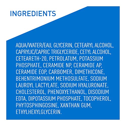 CeraVe Moisturizing Cream, Face Body Moisturizer, Normal to Dry S...