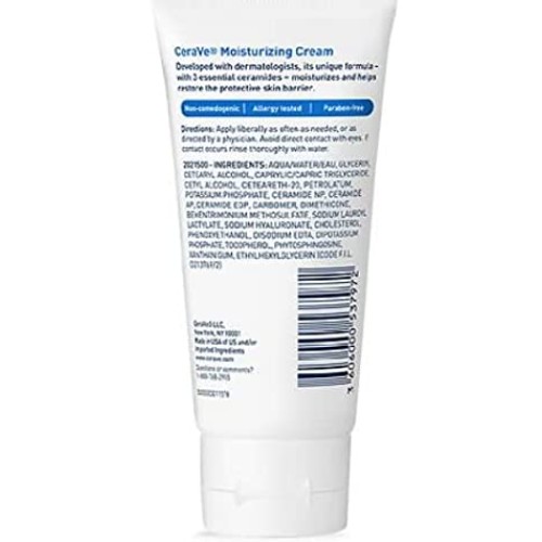 Cerave Moisturizing Cream For Normal To Dry Skin - 1.89 Oz Pack...