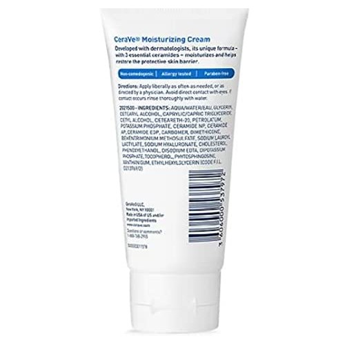Cerave Moisturizing Cream For Normal To Dry Skin - 1.89 Oz Pack...