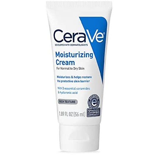 Cerave Moisturizing Cream For Normal To Dry Skin - 1.89 Oz Pack...