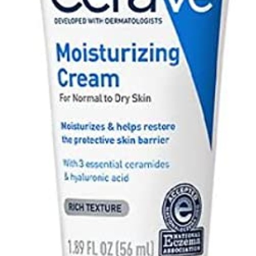 Cerave Moisturizing Cream For Normal To Dry Skin - 1.89 Oz Pack...