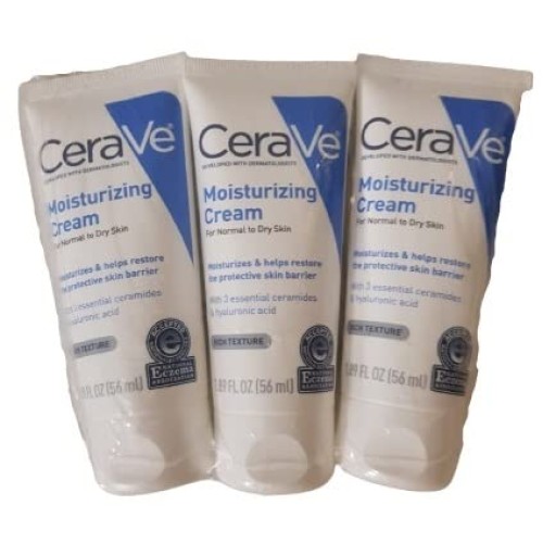 Cerave Moisturizing Cream For Normal To Dry Skin - 1.89 Oz Pack...