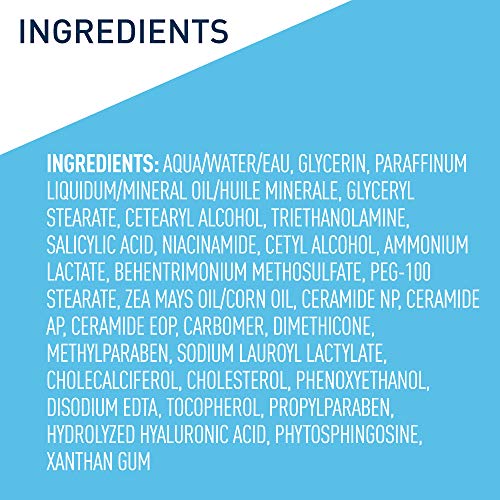 CeraVe Moisturizing Cream with Salicylic Acid | Exfoliating Body ...
