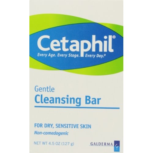 Cetaphil Gentle Cleansing Bar 4.5 Oz Pack of 6