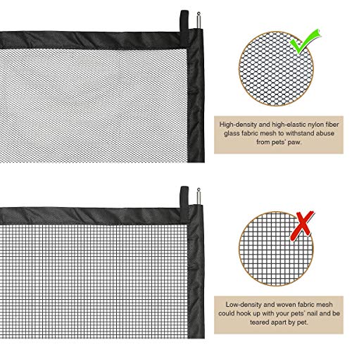 CHARMINER Pet Gate Dog Gate, Magic Pet Gate for Dog, Indoor Outdo...
