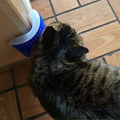 CHENLU Pet Supplies Corner pet Brush Comb Play cat Toy Plastic Sc...