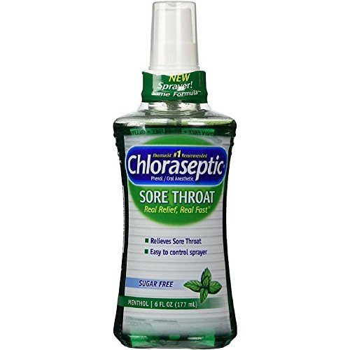 Chloraseptic Sore Throat Spray-Menthol-6 Oz. Pack Of 5