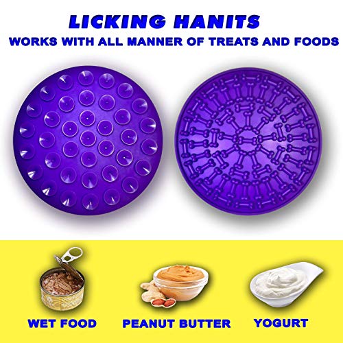 Large Lick Mat for Dogs & Cats | Big Size 7.9 Inch | Slow Healthy...