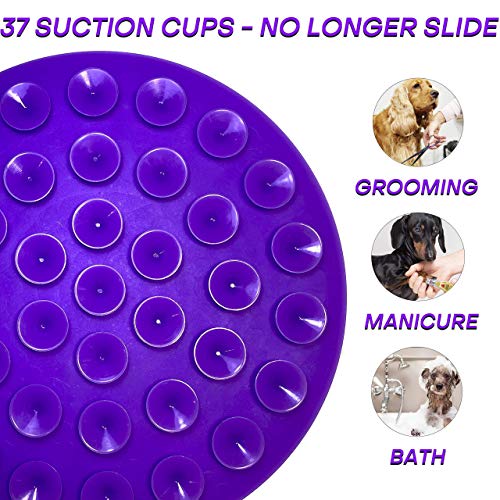 Large Lick Mat for Dogs & Cats | Big Size 7.9 Inch | Slow Healthy...