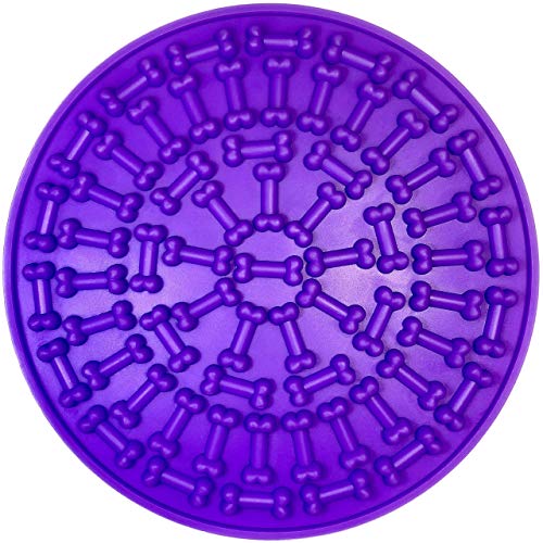 Large Lick Mat for Dogs & Cats | Big Size 7.9 Inch | Slow Healthy...