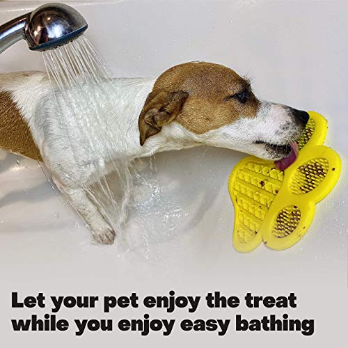 Lick Mat for Dogs & Cats 2 Pack | Slow Treater Mat with Suction C...
