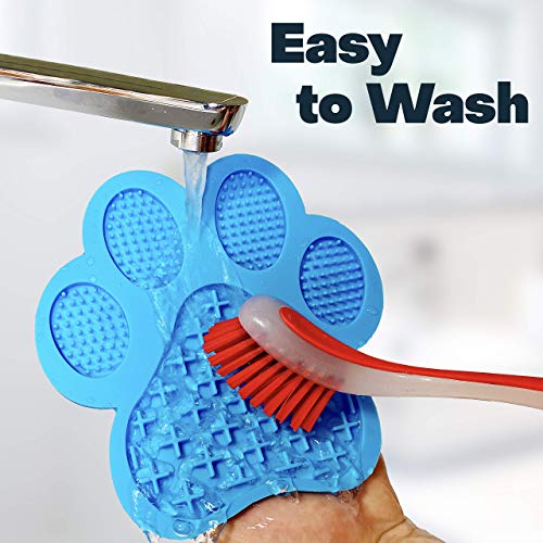 Lick Mat for Dogs & Cats 2 Pack | Slow Treater Mat with Suction C...