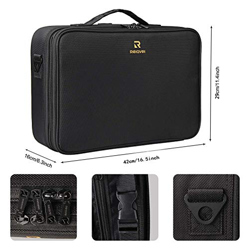 Large Makeup Case,Chomeiu Portable Makeup Backpack Travel Makeup ...