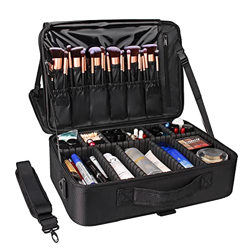 Large Makeup Case,Chomeiu Portable Makeup Backpack Travel Makeup ...