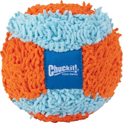 Chuckit! Indoor Ball for Small Dogs and Puppies Dog Toy Orange/Bl...