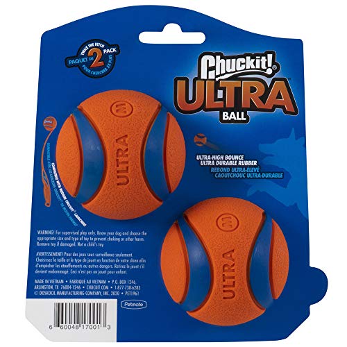 ChuckIt! Ultra Ball, Medium 2.5 Inch 2 Pack