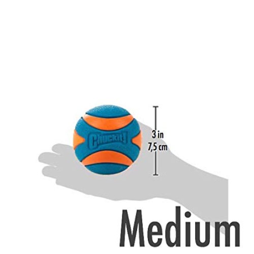 Ultra Squeaker Ball, Medium, 2.5” circumference, 2 Count