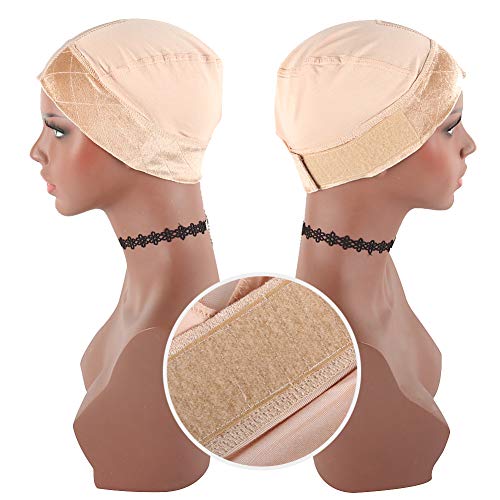 CINHOO Soft Swiss Lace Gripcap Comfort Adjustable Wig,Non-Slip Br...