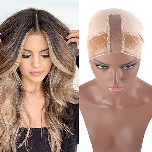 CINHOO Soft Swiss Lace Gripcap Comfort Adjustable Wig,Non-Slip Br...
