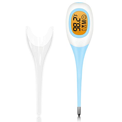 Digital Body Thermometer Fast Reading Oral Ráctal Underarm Temper...