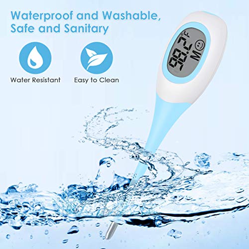 Digital Body Thermometer Fast Reading Oral Ráctal Underarm Temper...
