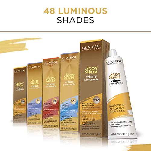 Clairol Professional Permanent Crème, 7nn Med Neutral Blonde, 2 oz.