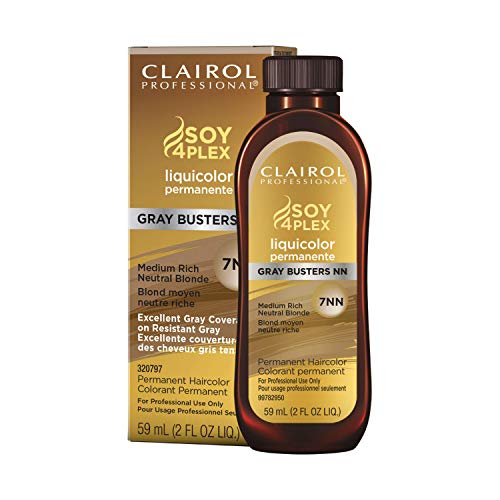 Clairol Professional Permanent Liquicolor for Hair, 7nn Med Neutr...