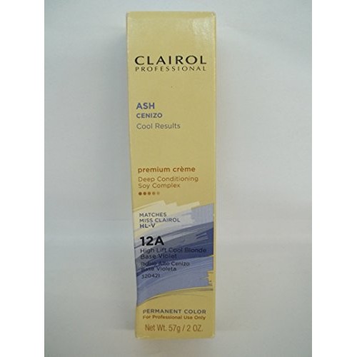 Clairol Professional Pro Creme, 12A Hilift Cool Blonde, 2 Ounce